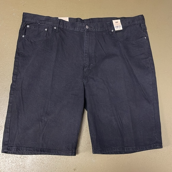 Levi’s 469 Loose Black Jean Shorts NWT Size 48 - Picture 1 of 11